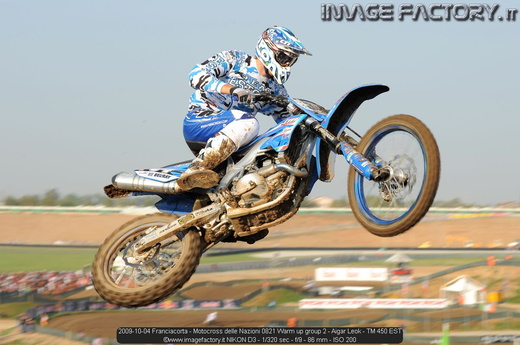 2009-10-04 Franciacorta - Motocross delle Nazioni 0821 Warm up group 2 - Aigar Leok - TM 450 EST
